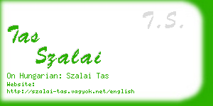 tas szalai business card